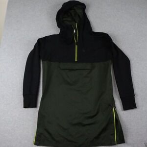 Athleta Hoodie Womens 2XS XXS 1/4 Zip Pullover Activewear Top Green Long Sleeve